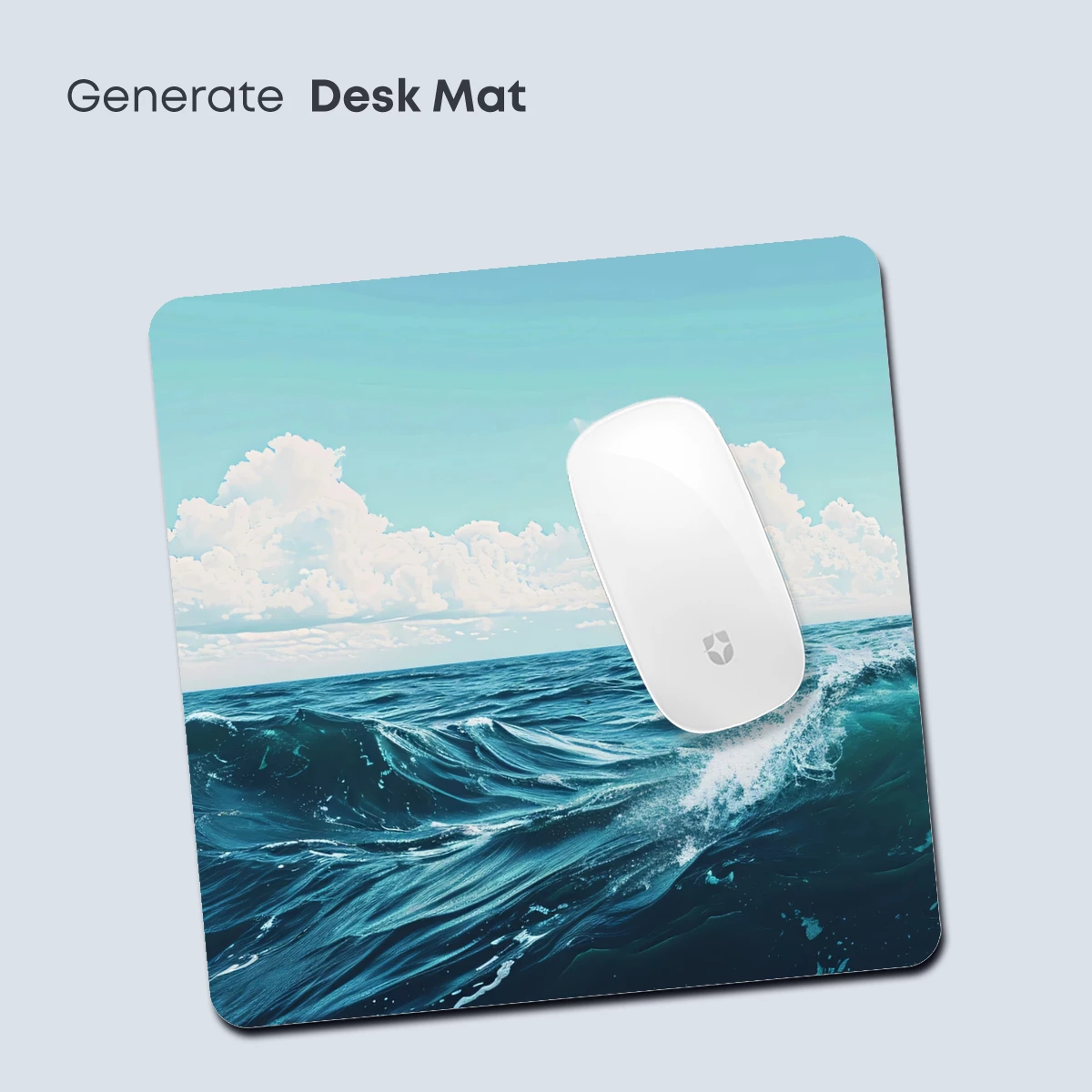 Oceanic Serenity: Waves Under a Dreamy Sky - Image 4