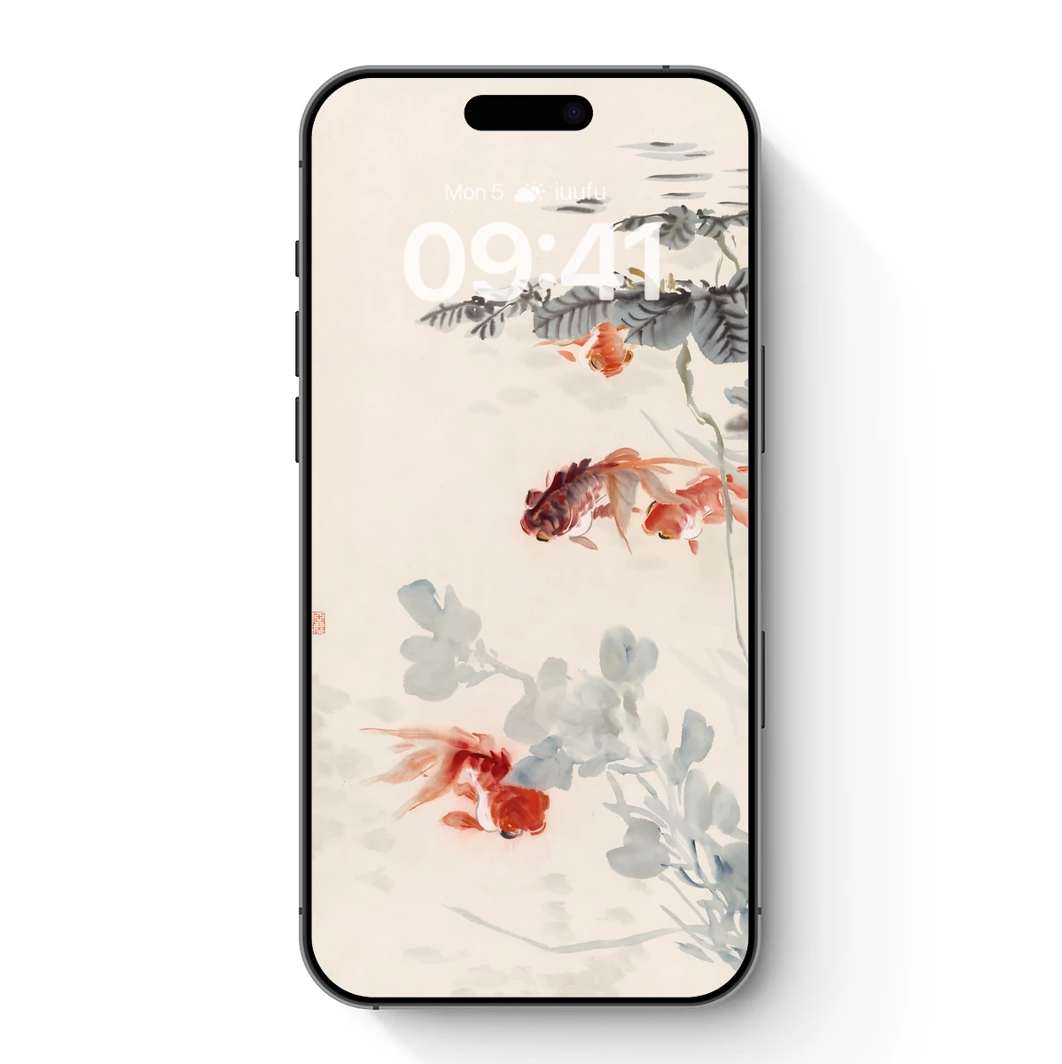 Elegant Goldfish in Watercolor Harmony