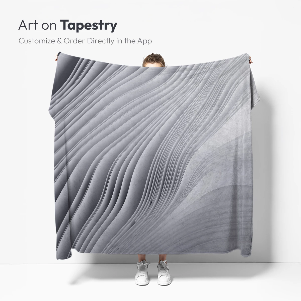 Fluid Silver Waves: A Sculptural Odyssey - Image 5