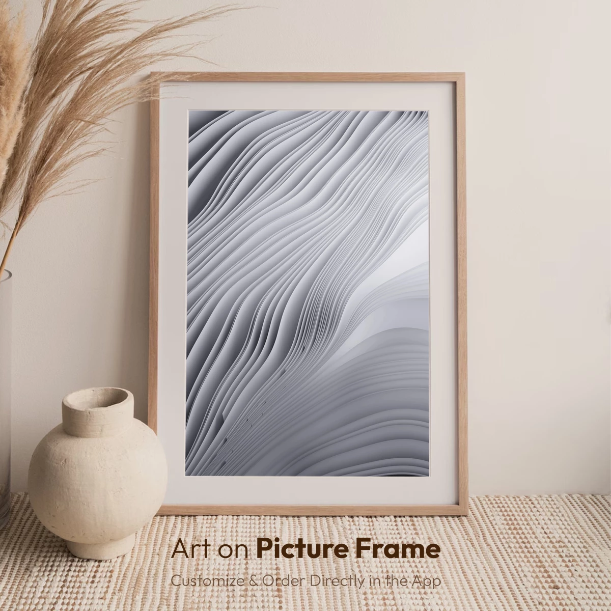 Fluid Silver Waves: A Sculptural Odyssey - Image 7