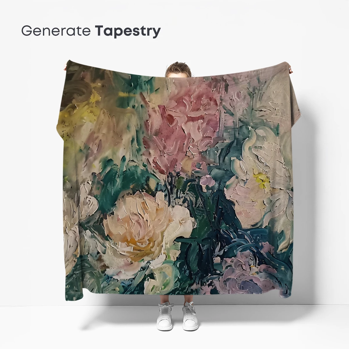 Impressionist Floral Symphony: Textured Blooms in Harmony - Image 5