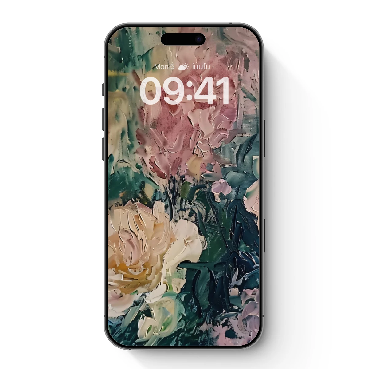 Impressionist Floral Symphony: Textured Blooms in Harmony