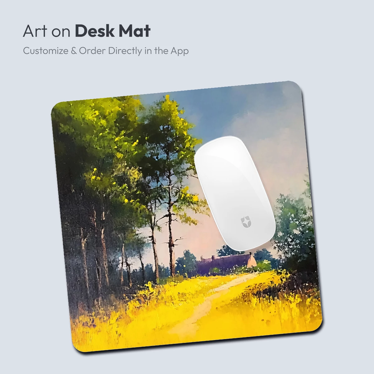 Golden Pathway in Impressionist Bloom - Image 4