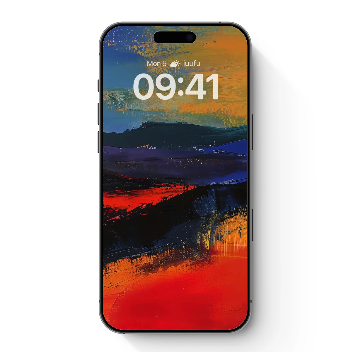 Abstract Sunset Odyssey: Vibrant Landscape Fusion