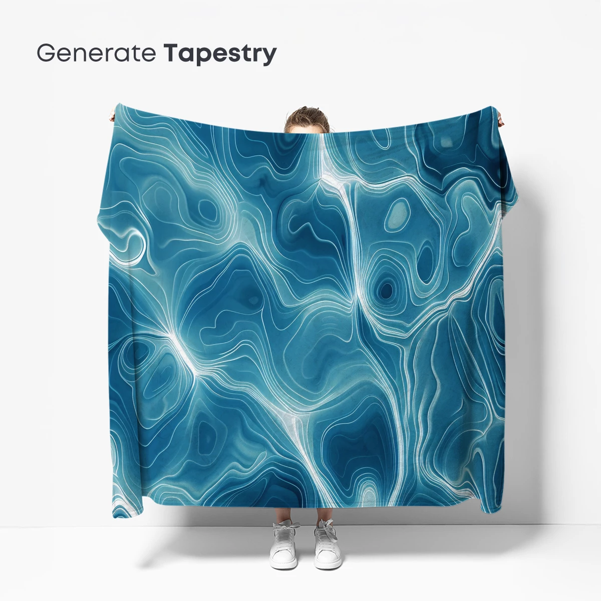 Blue Abyss: Abstract Topography - Image 5