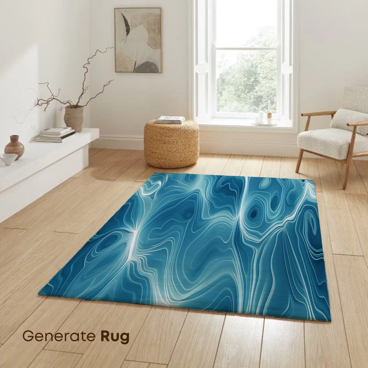 Blue Abyss: Abstract Topography - Image 6