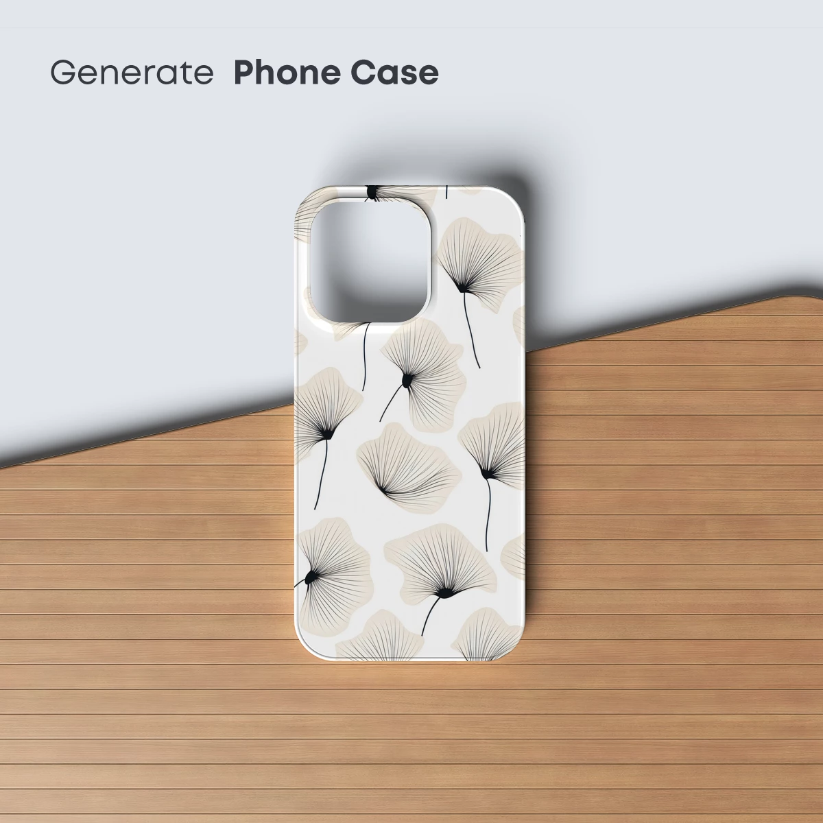 Elegant Ginkgo Whispers: Monochrome Botanical Art - Image 3