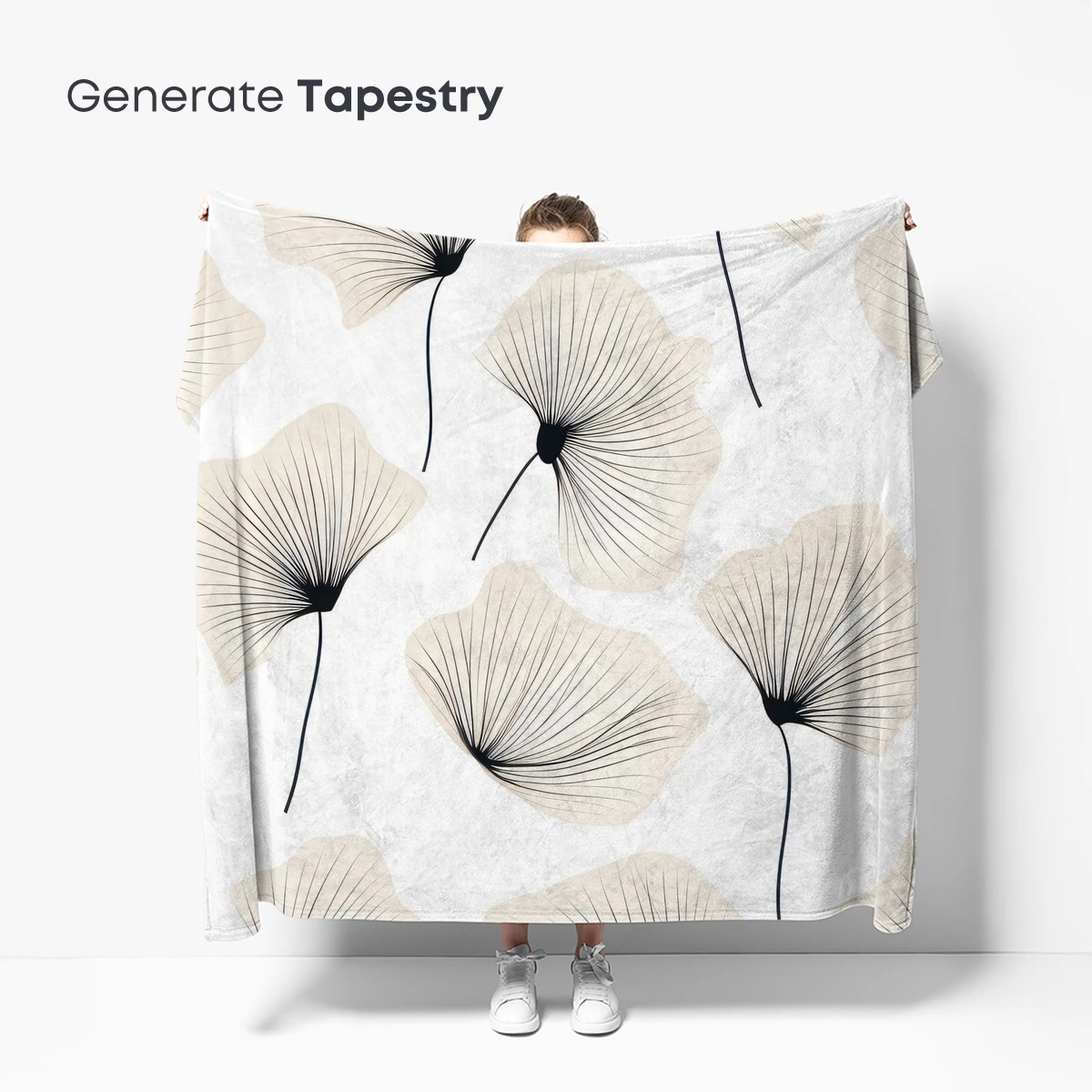 Elegant Ginkgo Whispers: Monochrome Botanical Art - Image 5