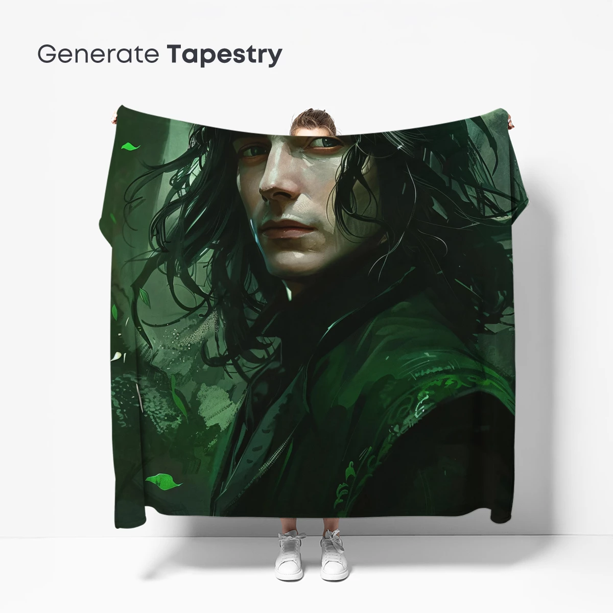 Enchanted Forest Guardian: Mysterious Wanderer in Verdant Shadows - Image 5