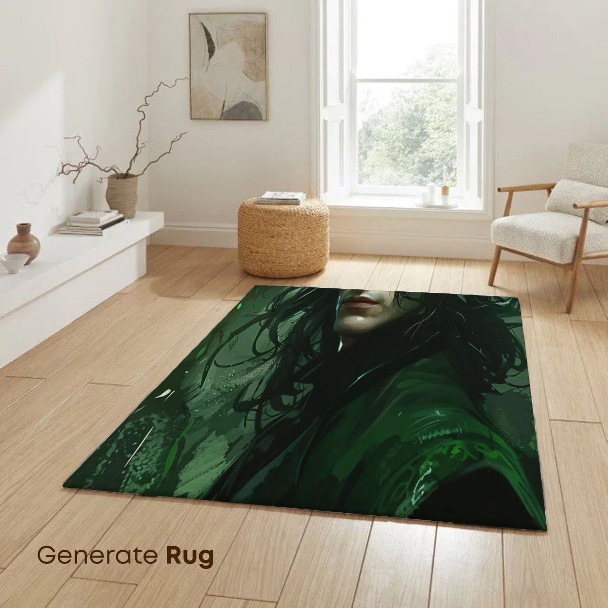 Enchanted Forest Guardian: Mysterious Wanderer in Verdant Shadows - Image 6