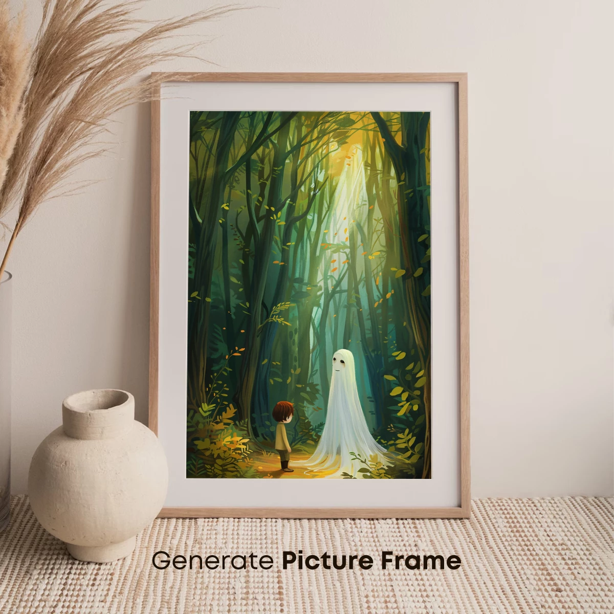 Enchanted Forest Encounter: Boy Meets Ethereal Spirit - Image 7