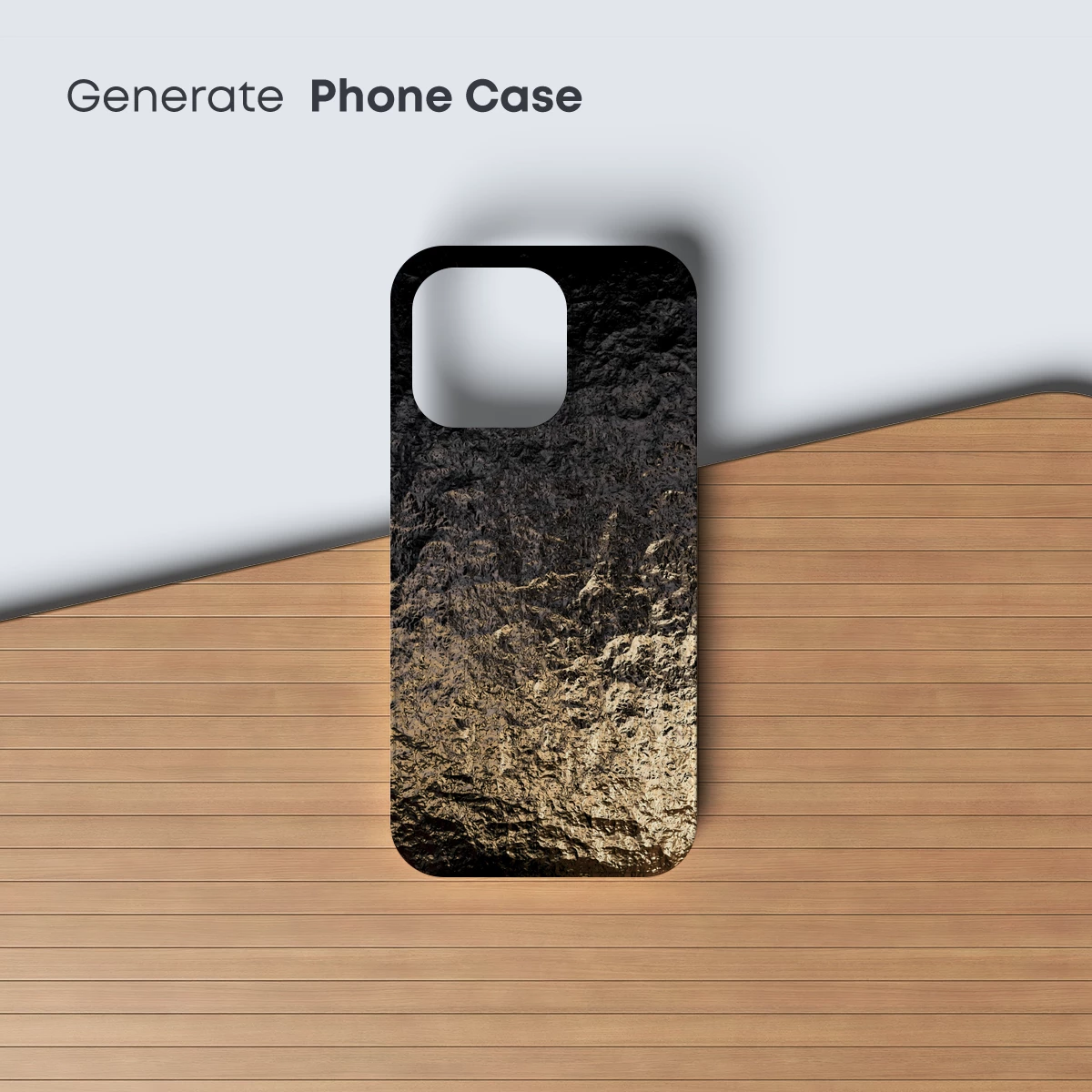 Golden Shadows: Eroded Terrain Artistry - Image 3