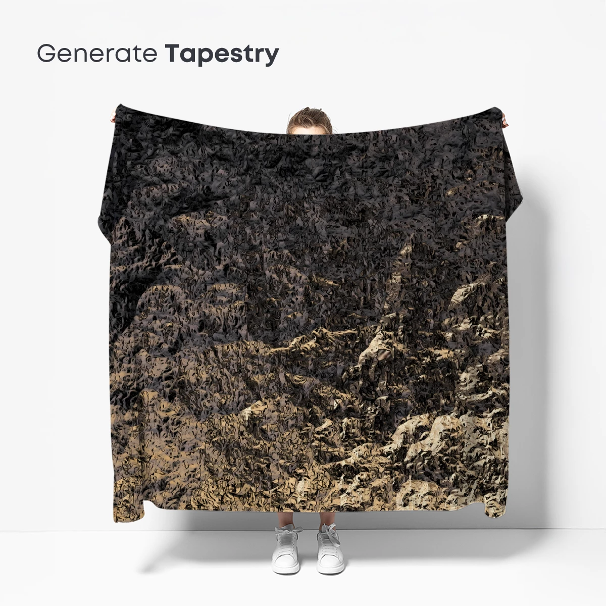 Golden Shadows: Eroded Terrain Artistry - Image 5