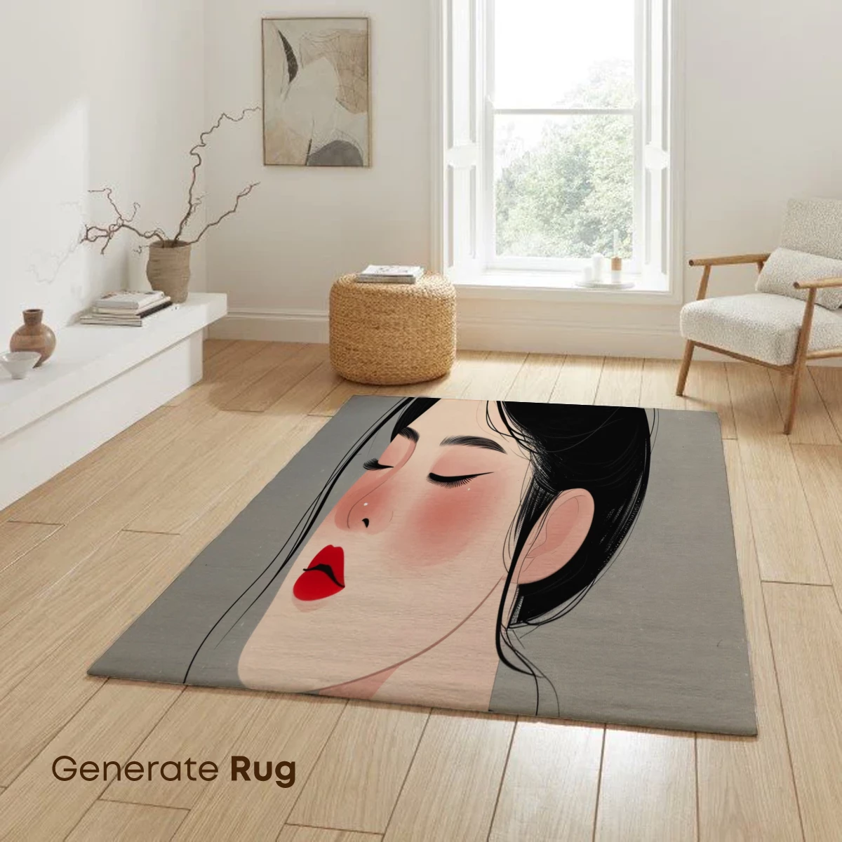 Elegant Serenity: A Modern Geisha Portrait - Image 6