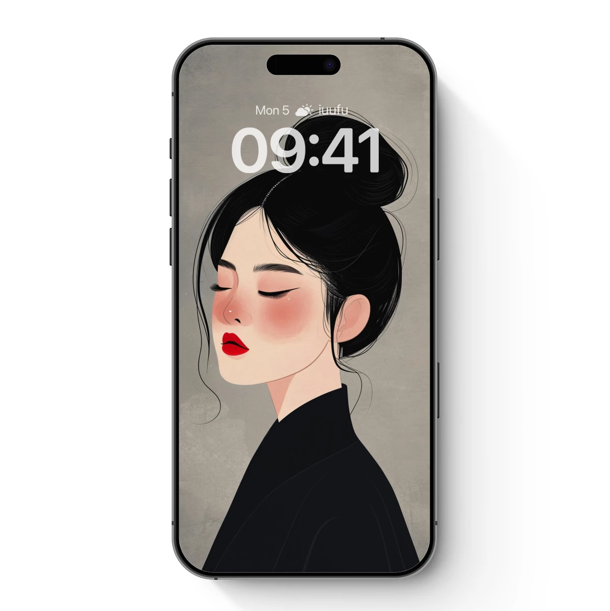 Elegant Serenity: A Modern Geisha Portrait Elegant Serenity: A Modern Geisha Portrait