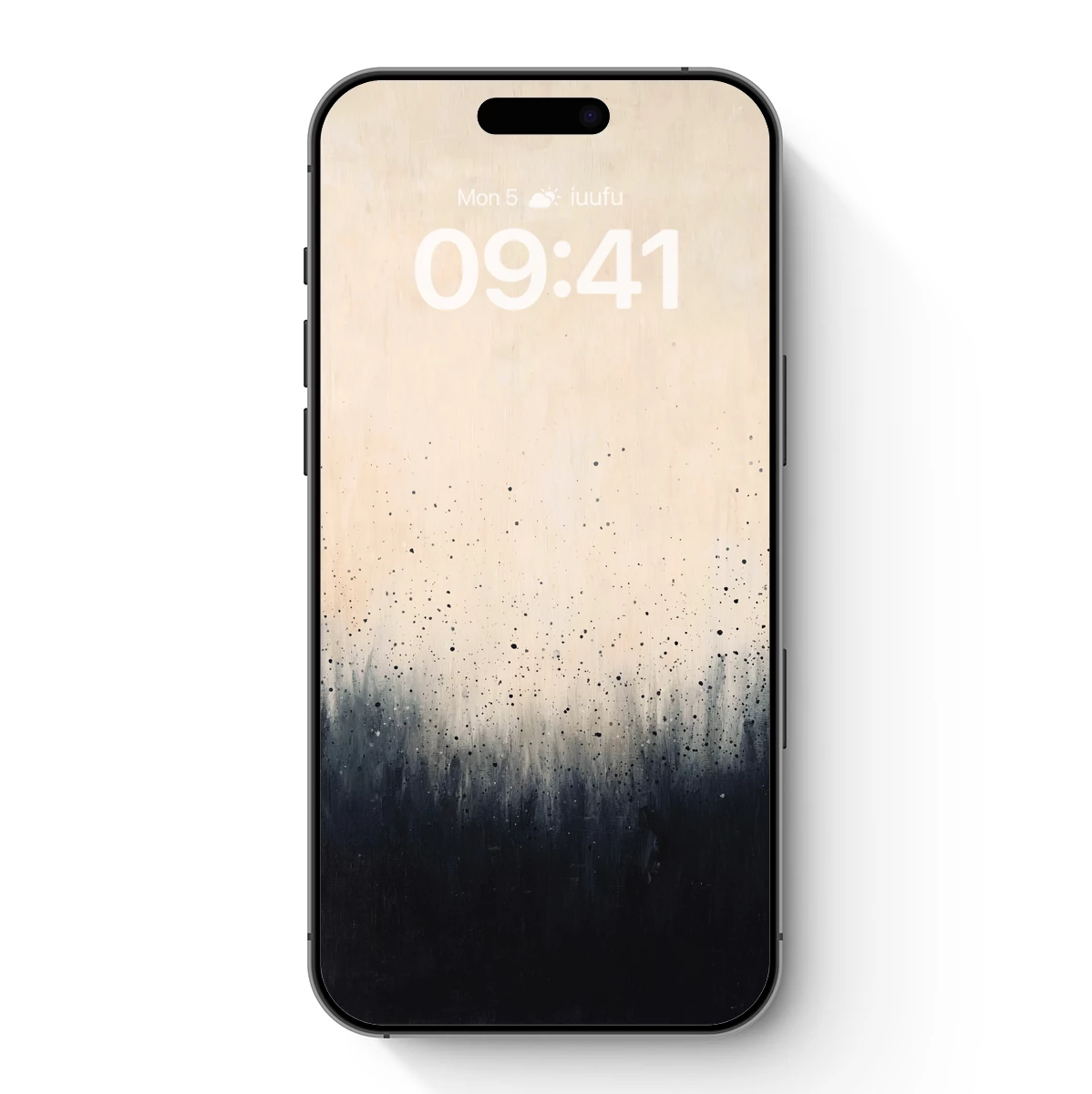 Ink-Splattered Horizon: Abstract Minimalism