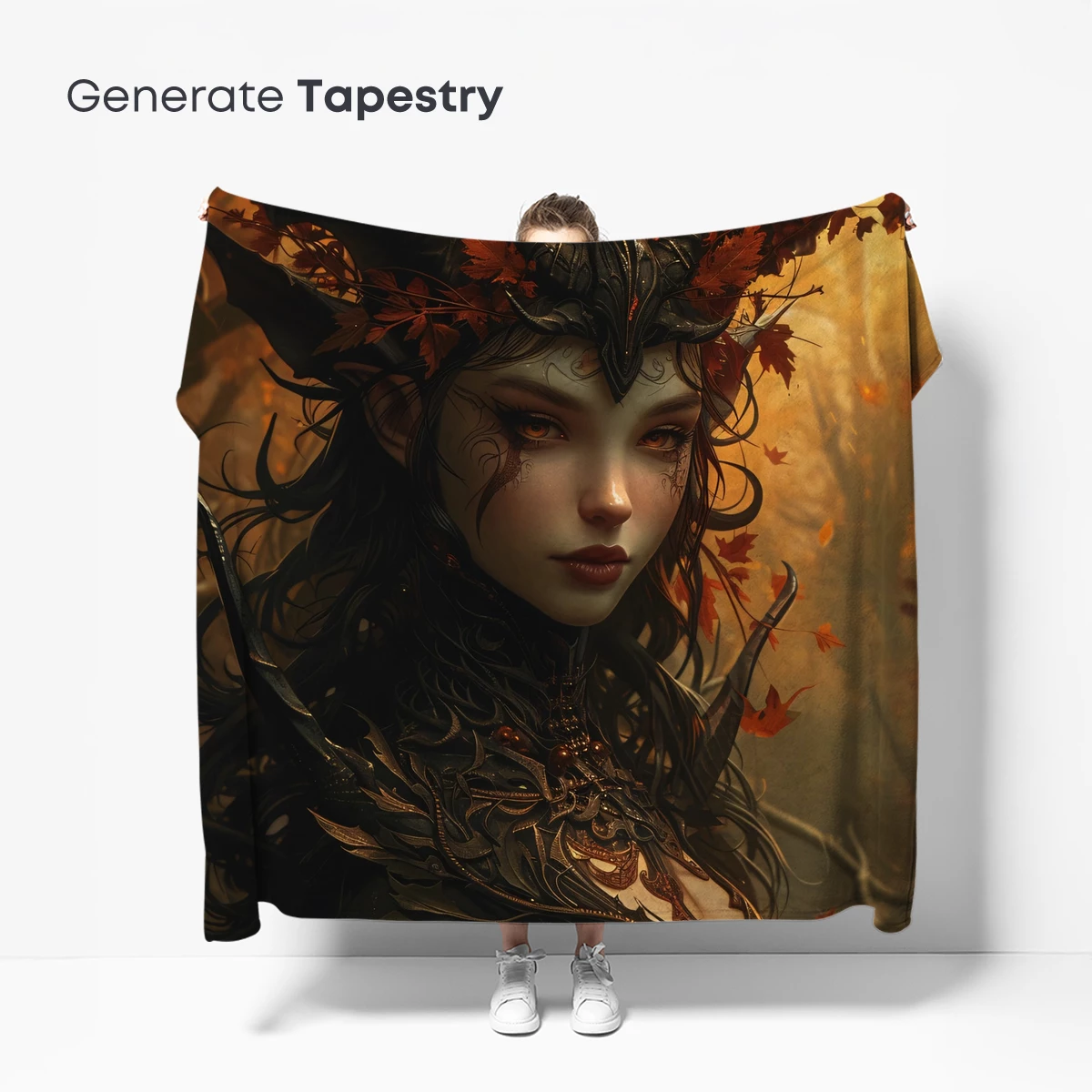 Autumnal Enchantress: Mystical Forest Guardian - Image 5