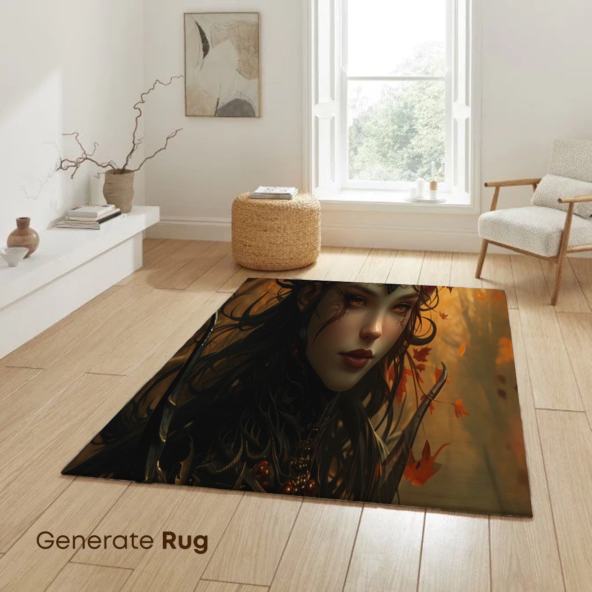 Autumnal Enchantress: Mystical Forest Guardian - Image 6