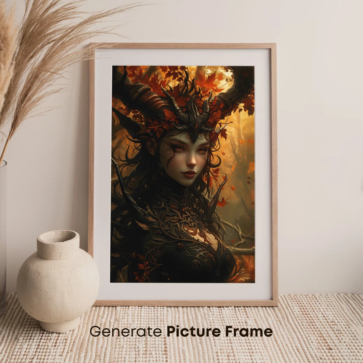 Autumnal Enchantress: Mystical Forest Guardian - Image 7