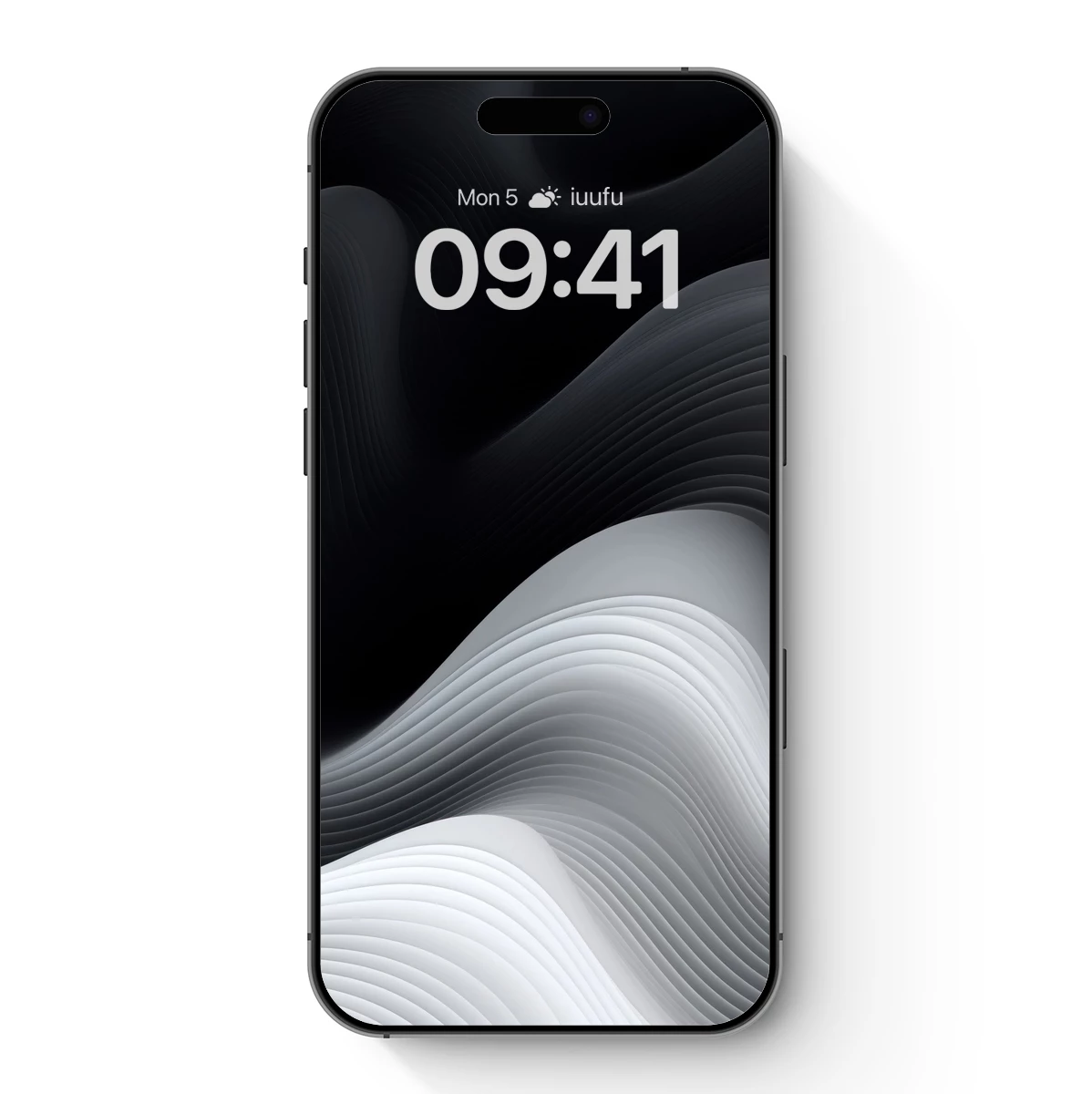 Elegant Monochrome Waves: A Study in Contrast and Flow