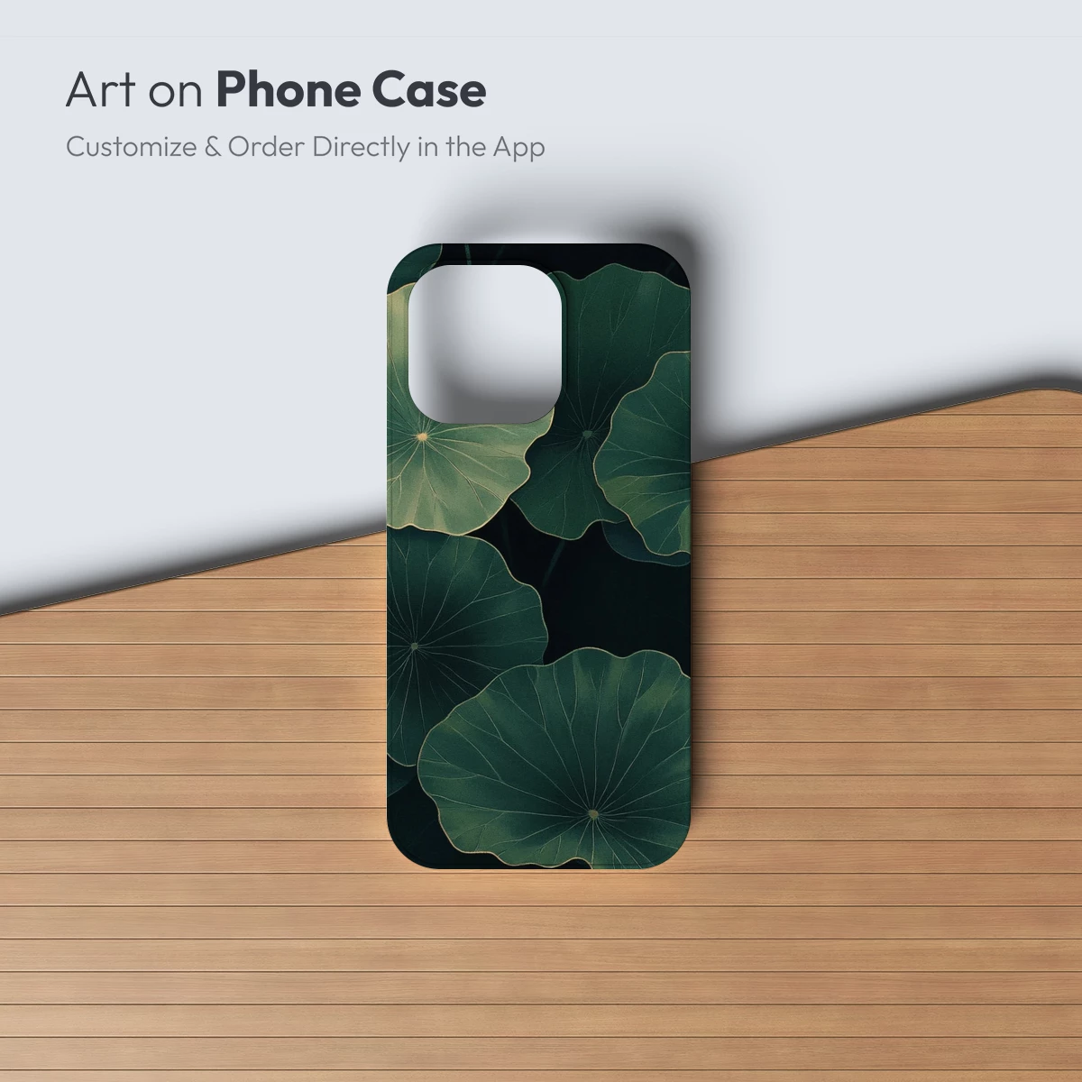 Ethereal Lotus Leaves: A Symphony of Nature's Canopy - Image 3