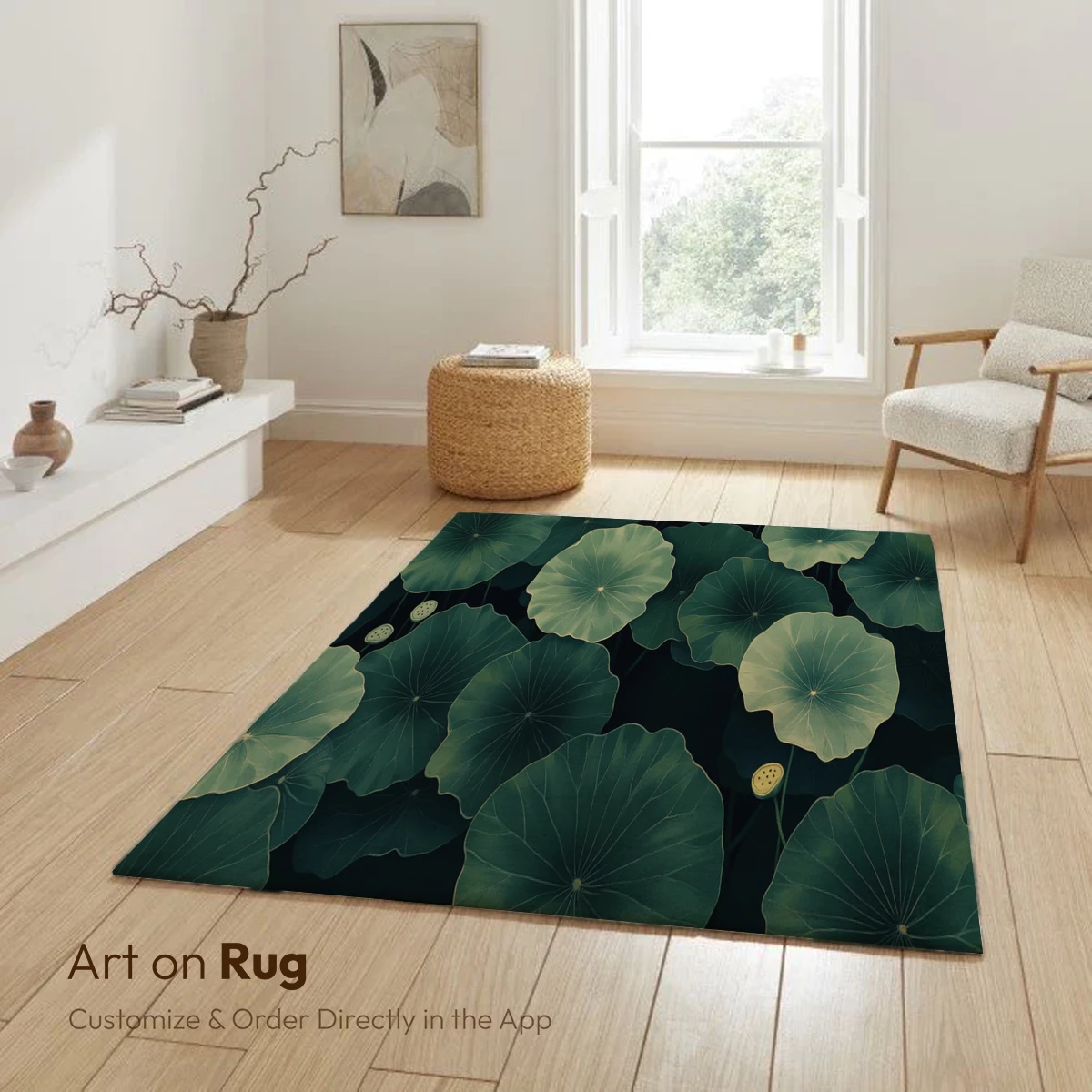 Ethereal Lotus Leaves: A Symphony of Nature's Canopy - Image 6
