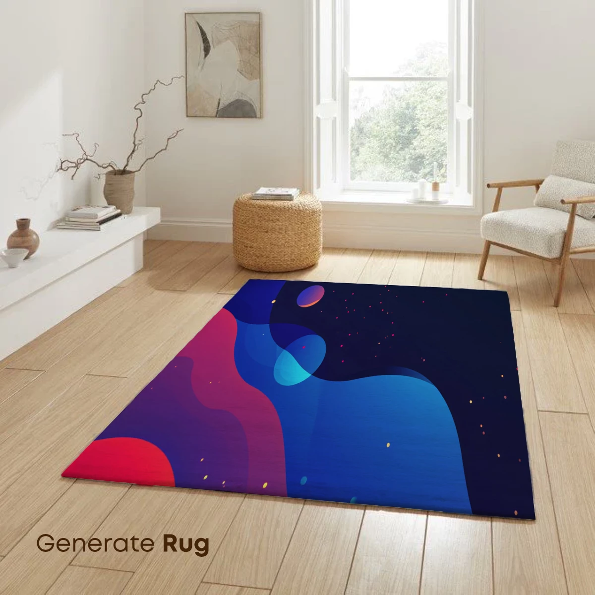 Cosmic Fusion: Abstract Planetary Waves - Image 6