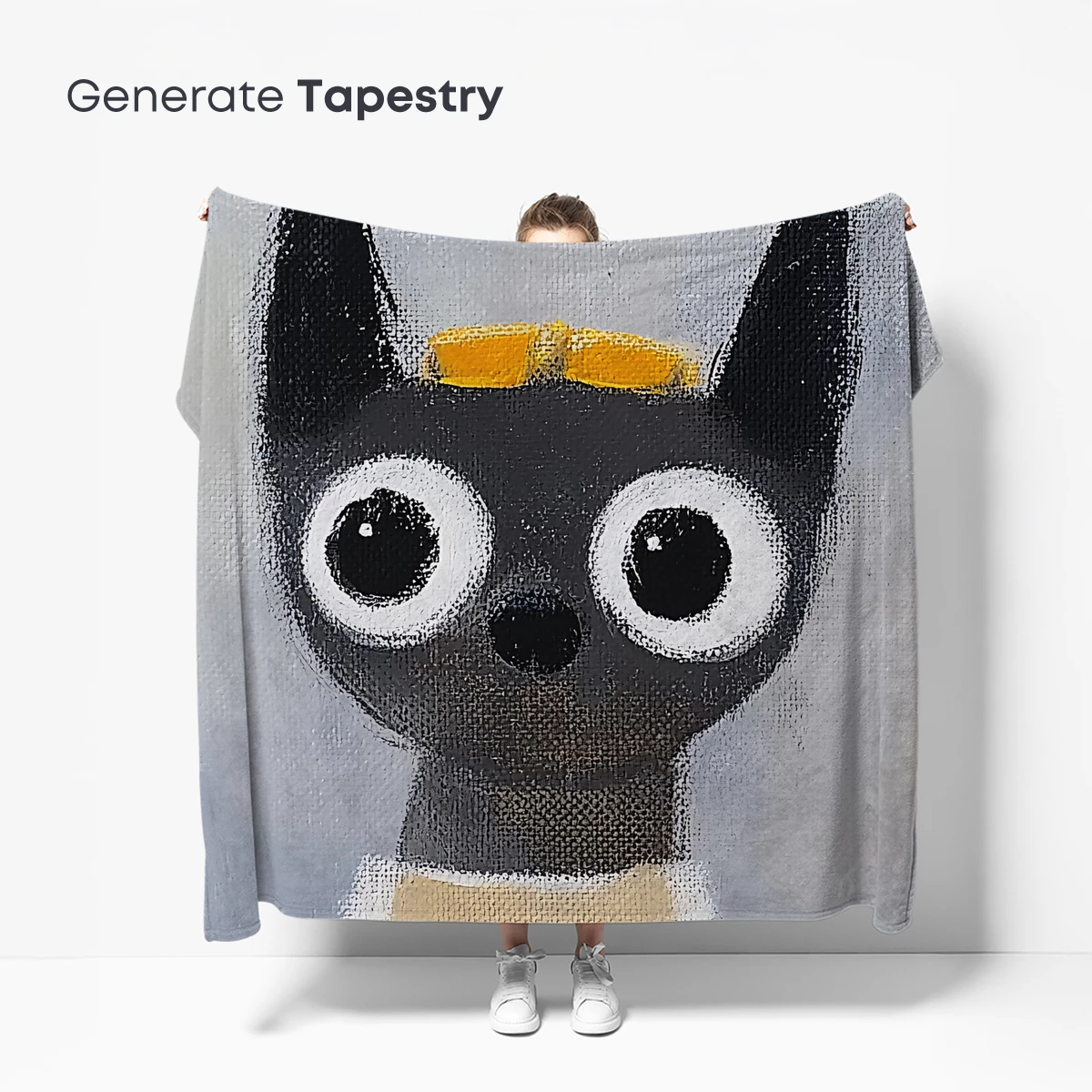 Chic Cat in Crown: Whimsical Pop Art Portrait - Image 5