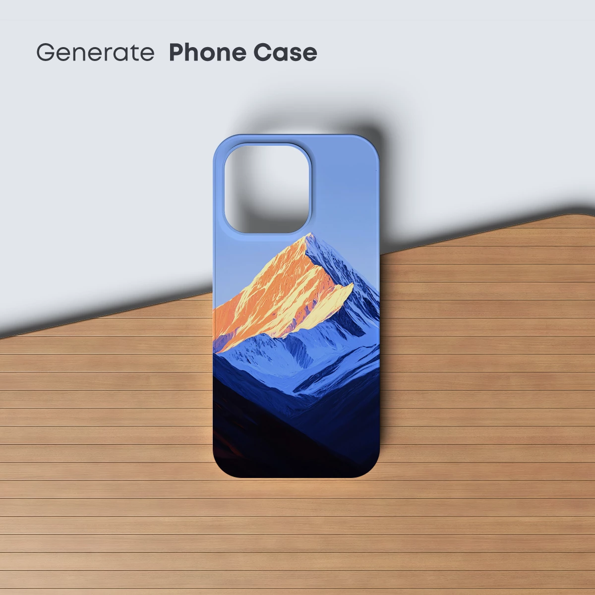 Golden Peak Majesty: Snow-Capped Mountain at Dawn - Image 3