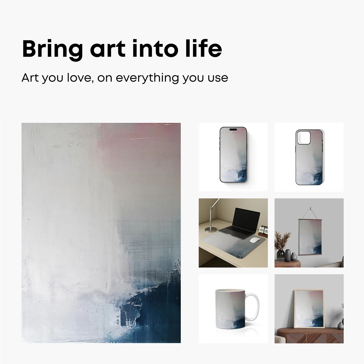 Abstract Dawn: Gradient Serenity - Image 2