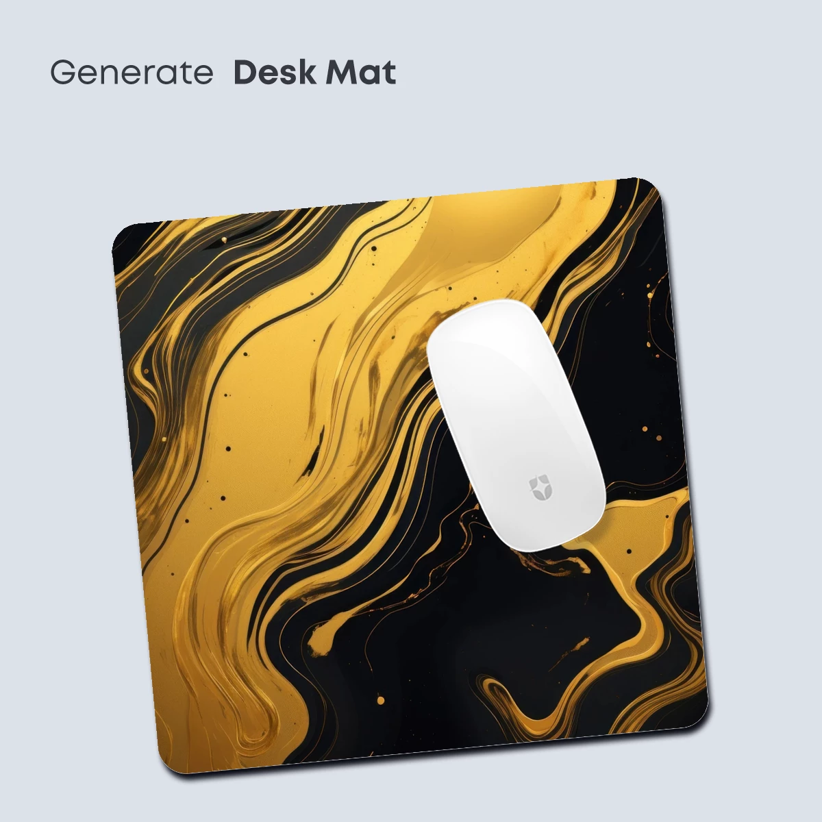 Golden Abyss: Elegance in Black and Gold Swirls - Image 4