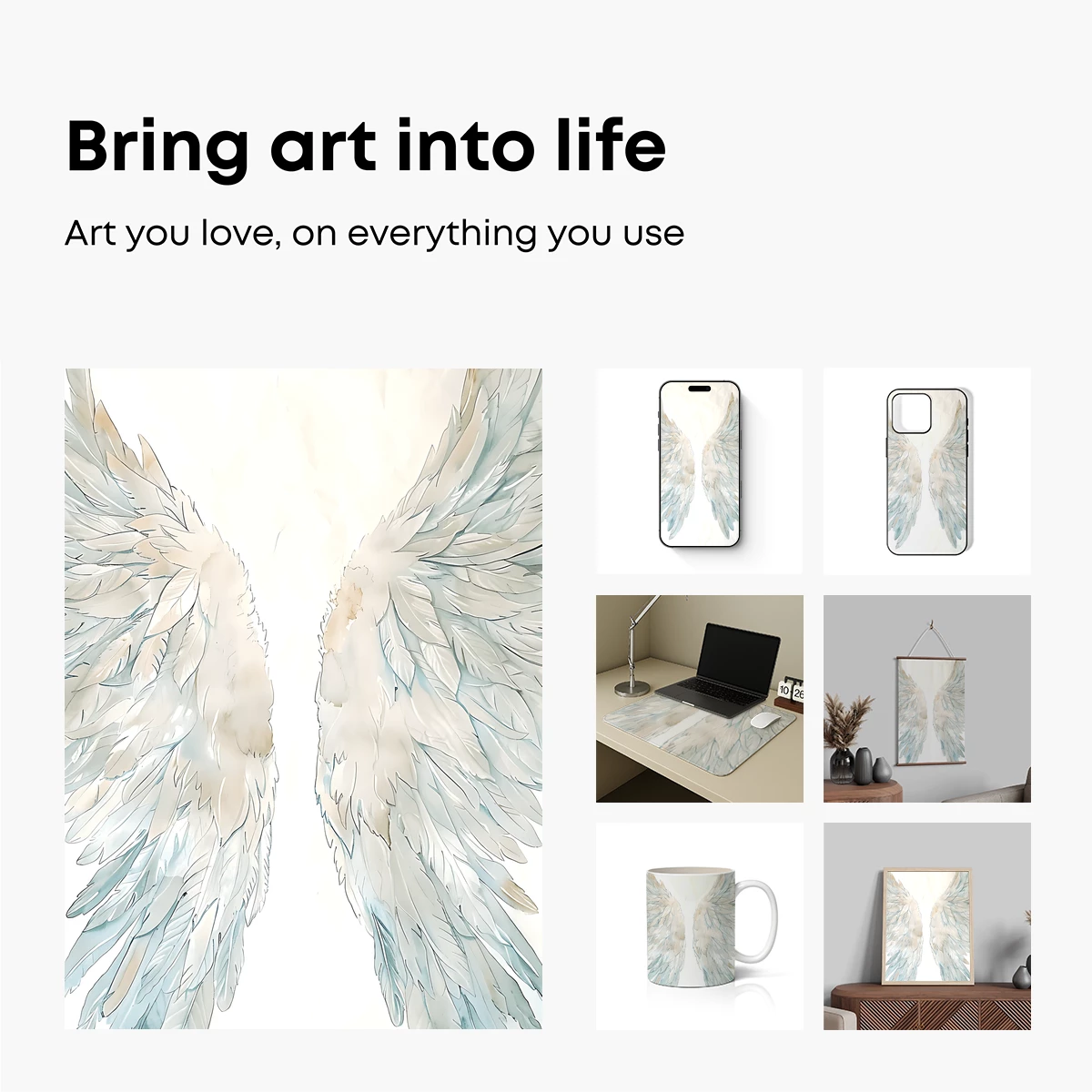 Ethereal Angel Wings: Feathered Serenity - Image 2