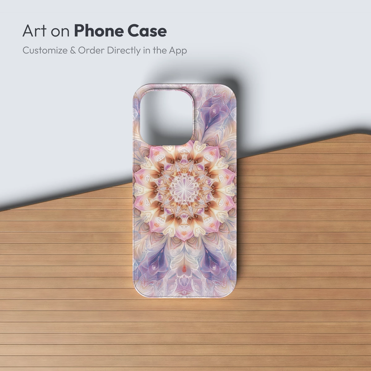 Mandala Symphony: Pastel Floral Elegance - Image 2