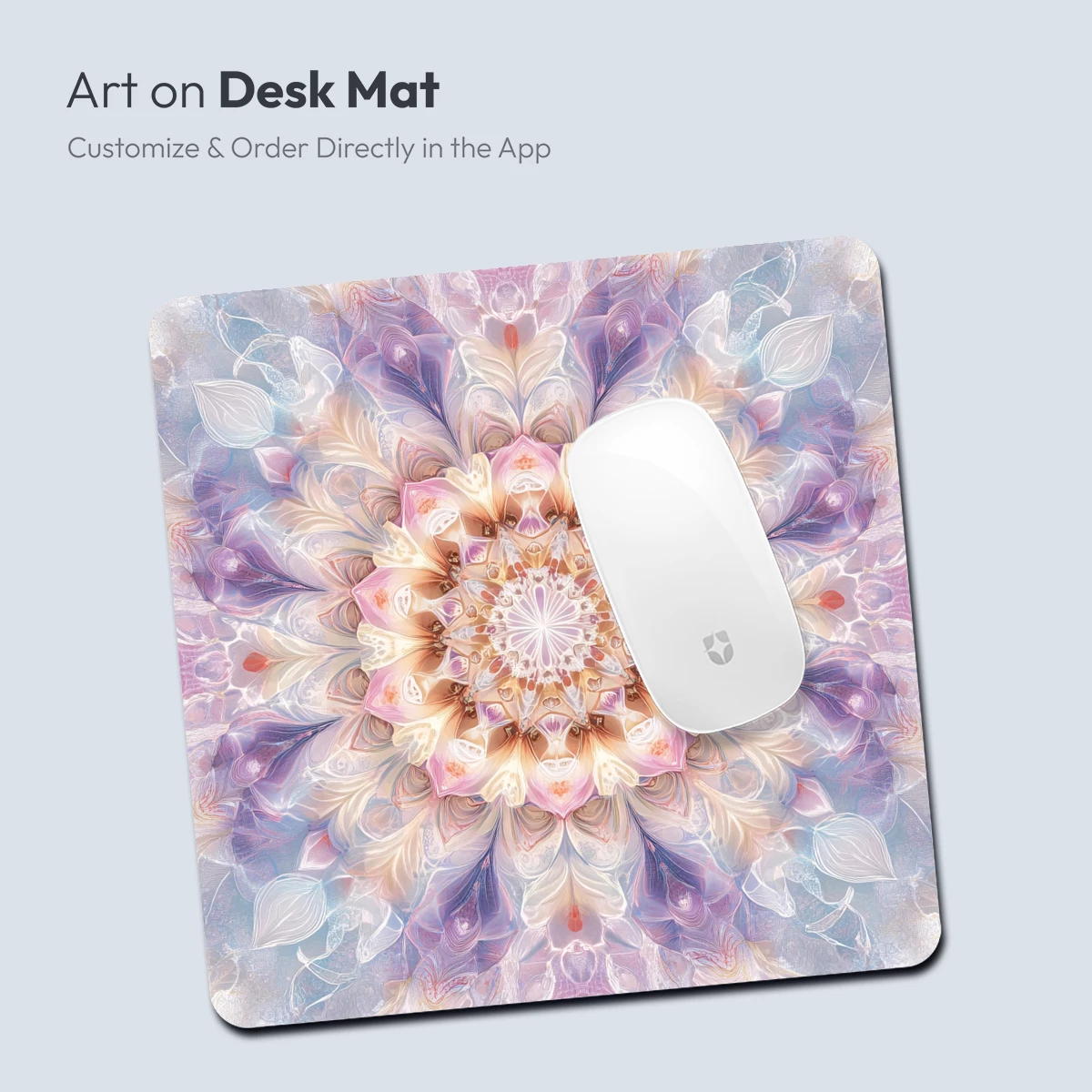 Mandala Symphony: Pastel Floral Elegance - Image 3