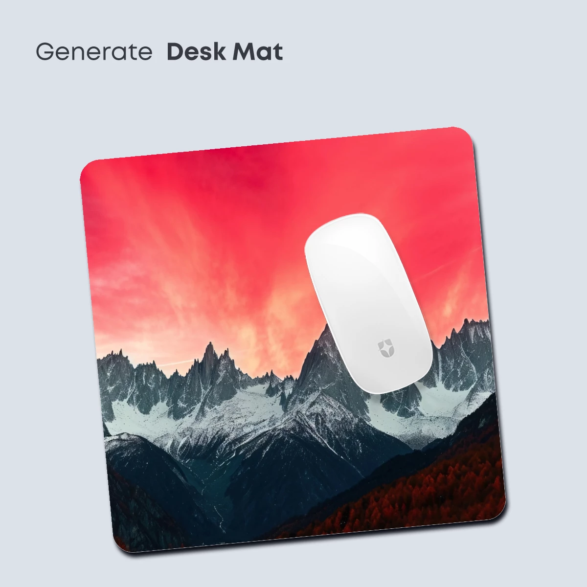 Crimson Peaks: Alpine Majesty at Dusk - Image 4