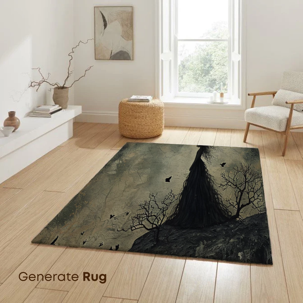 Eternal Moonlit Solitude: Gothic Silhouette - Image 6