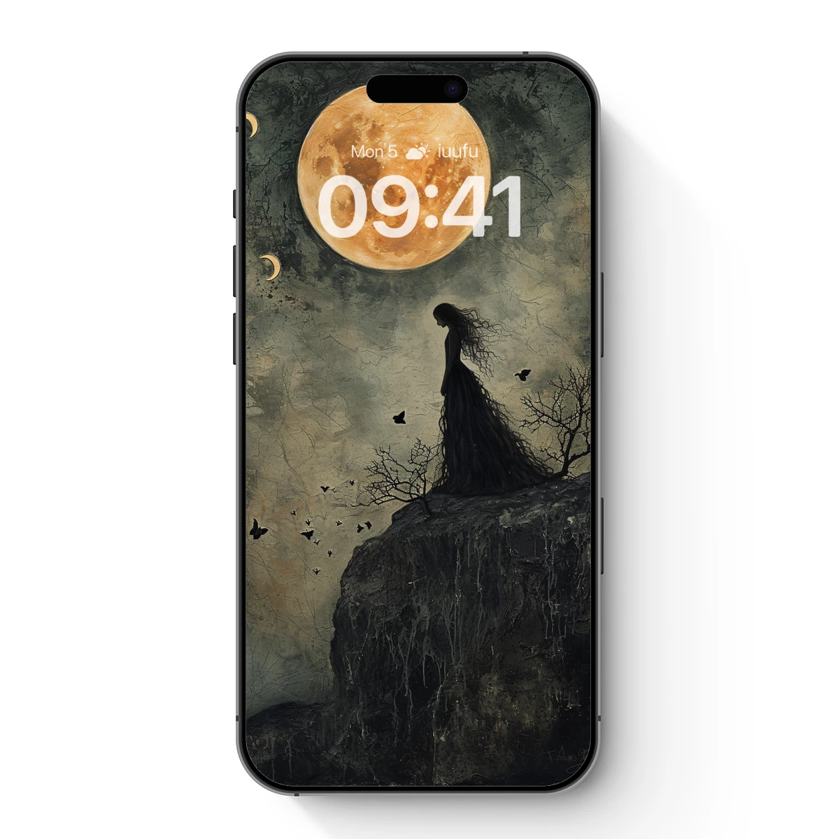 Eternal Moonlit Solitude: Gothic Silhouette