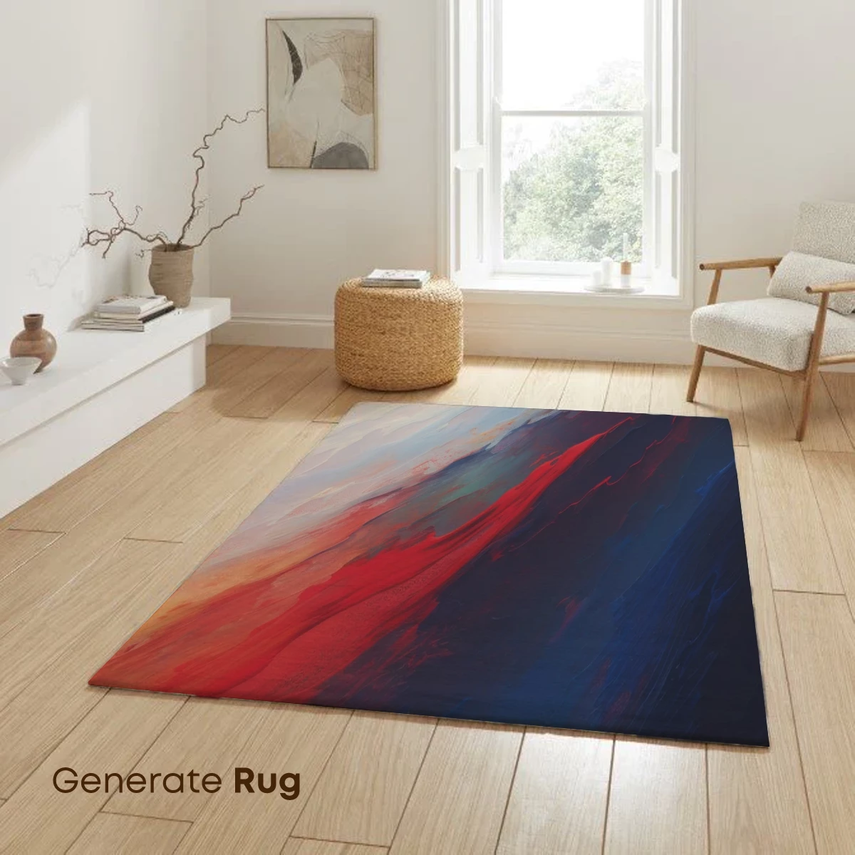 Crimson Tide: Abstract Ocean Sunset - Image 6