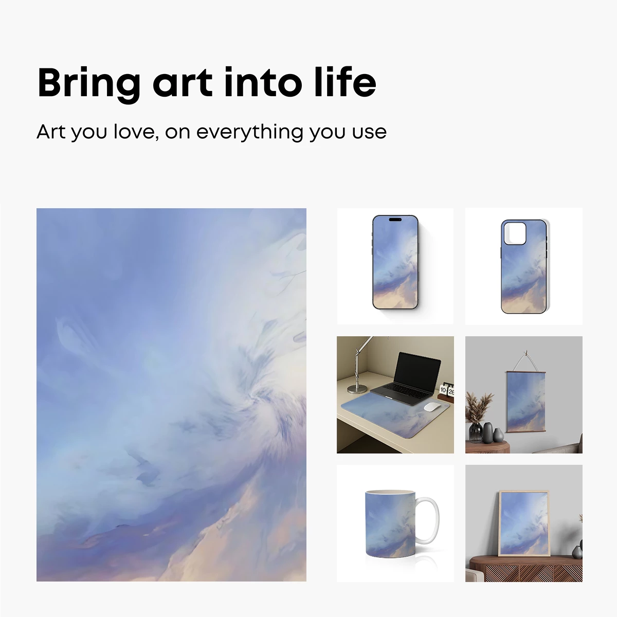 Ethereal Cloudscape: Dreamy Skies and Misty Peaks - Image 2