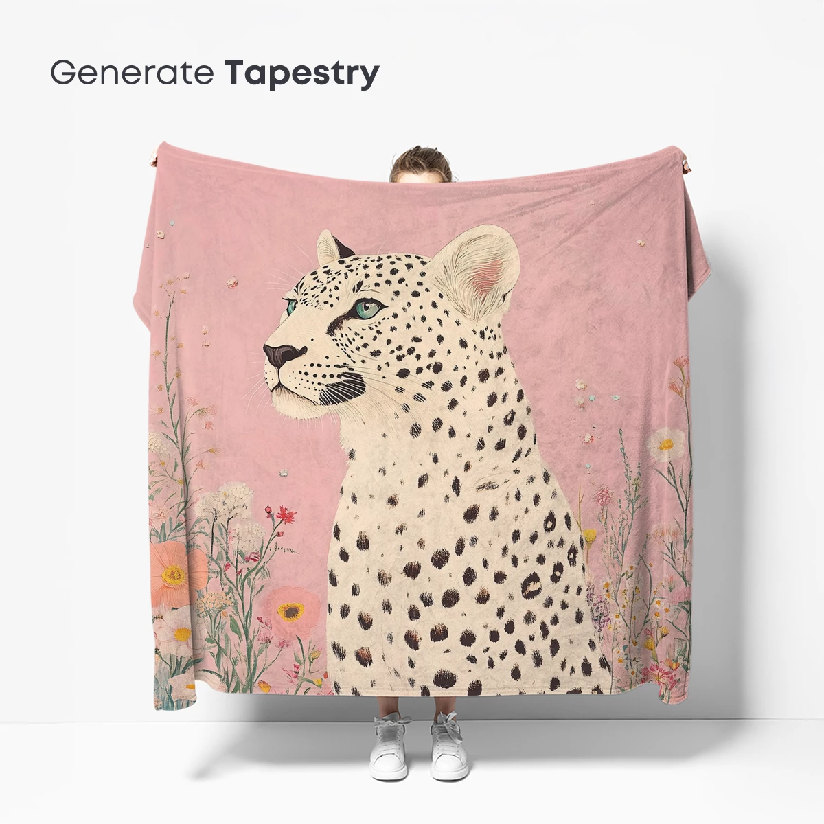 Leopard in a Floral Dreamland - Image 5