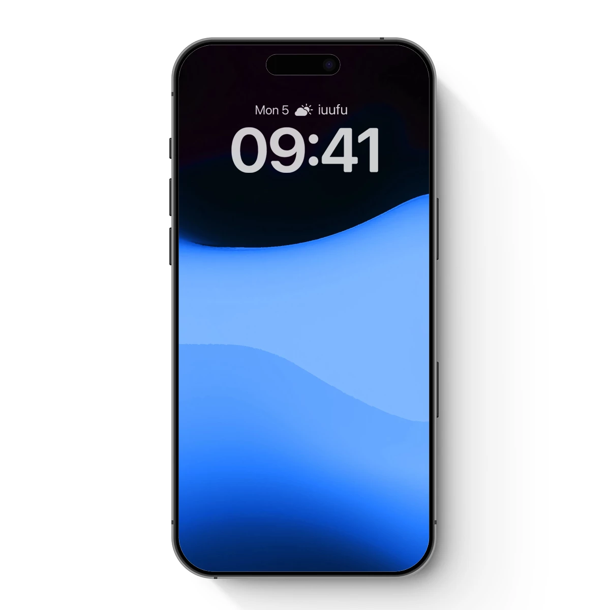 Ethereal Blue Waves: A Digital Abstract Symphony