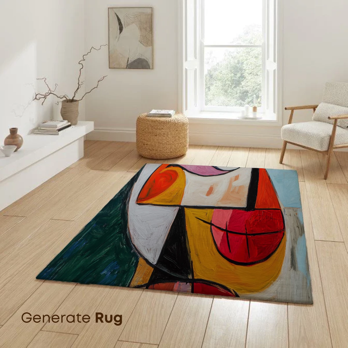 Cubist Face Symphony: Bold Colors and Geometric Harmony - Image 6