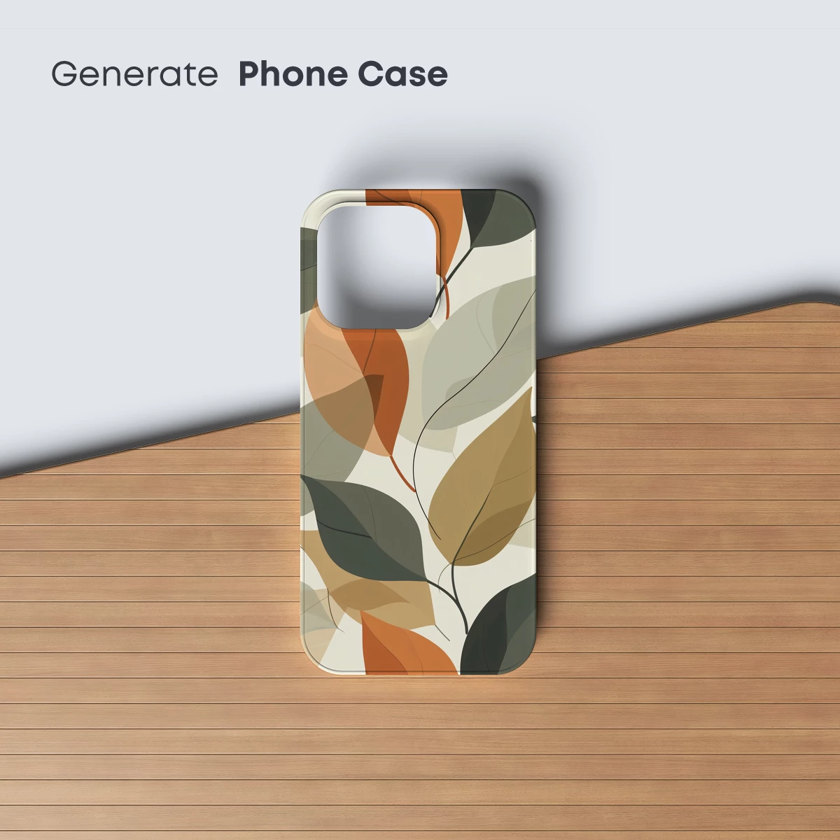 Autumnal Leaf Symphony: Abstract Nature Art - Image 3