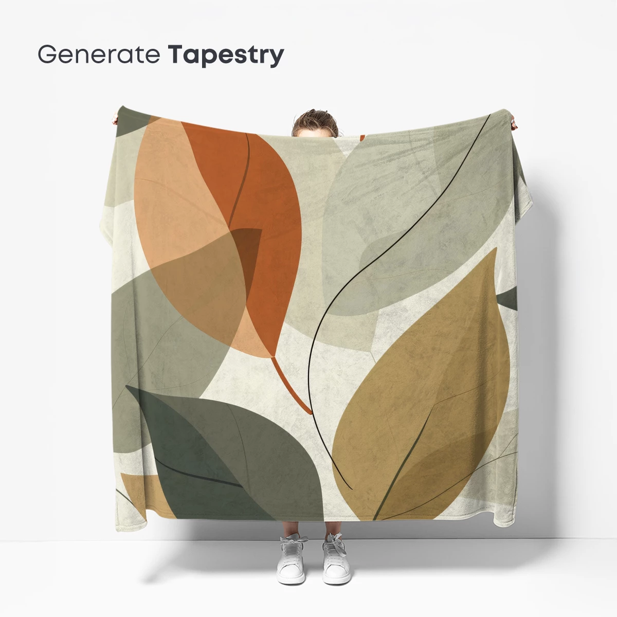 Autumnal Leaf Symphony: Abstract Nature Art - Image 5