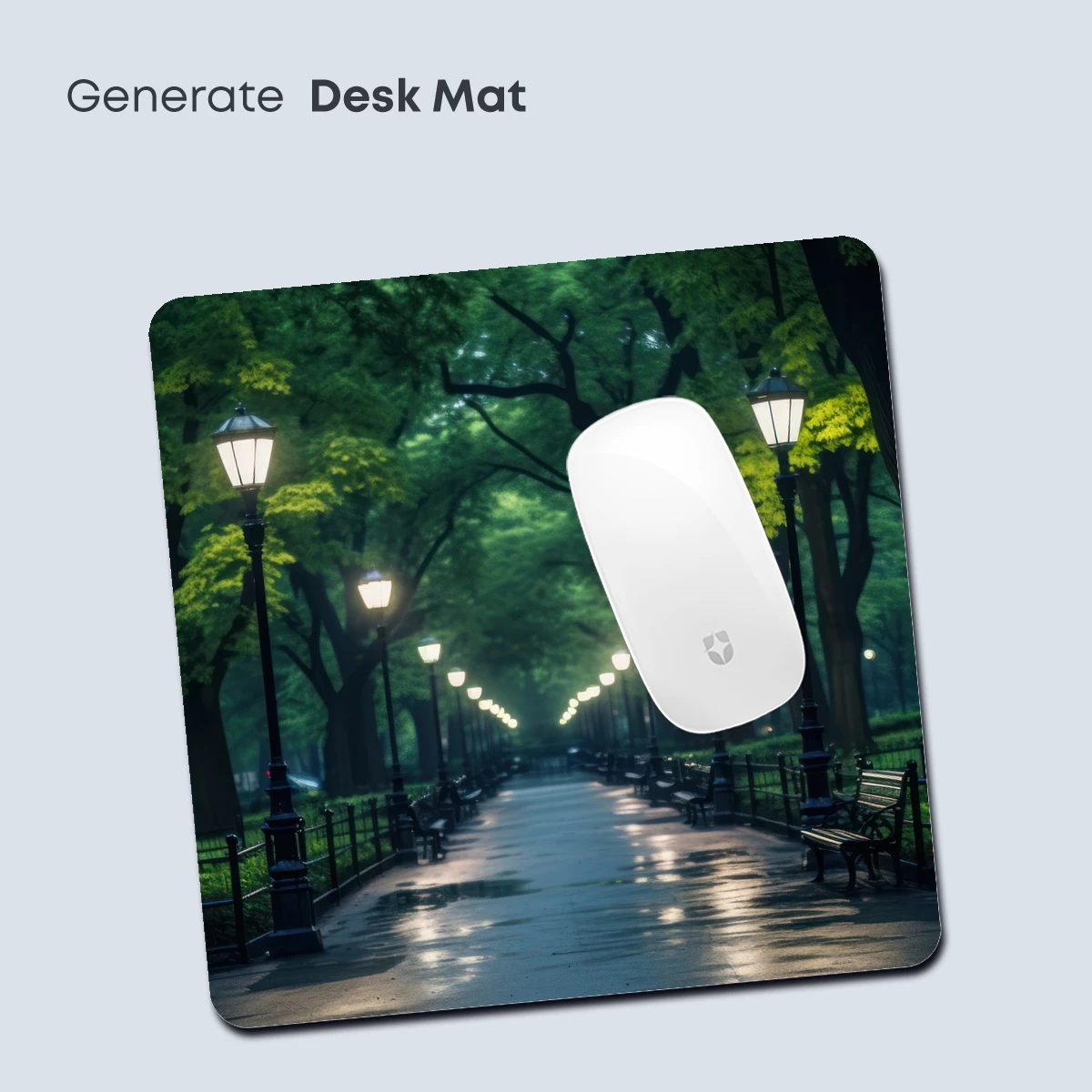 Enchanted Forest Pathway: Luminous Lanterns and Verdant Canopy - Image 4