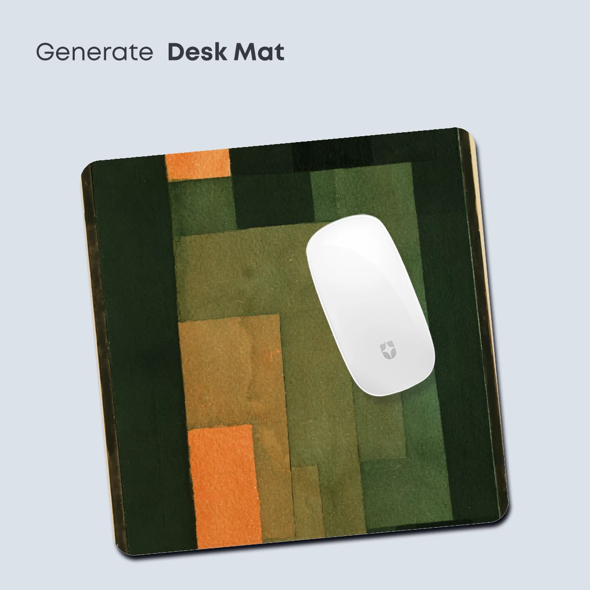Abstract Harmony in Orange and Green - Image 4