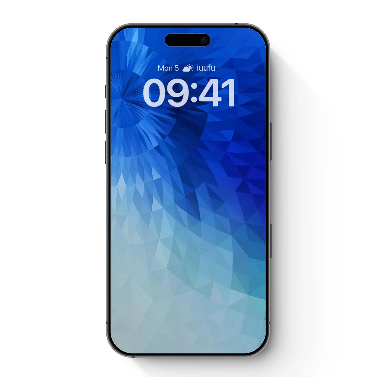 Blue Geometric Odyssey: A Spiral of Triangles