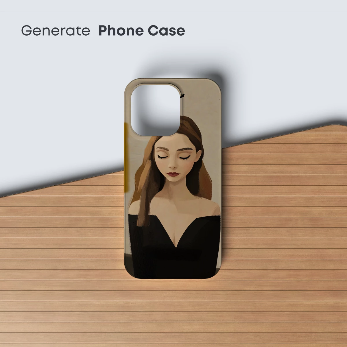 Elegant Serenity: A Portrait in Monochrome Elegance - Image 3