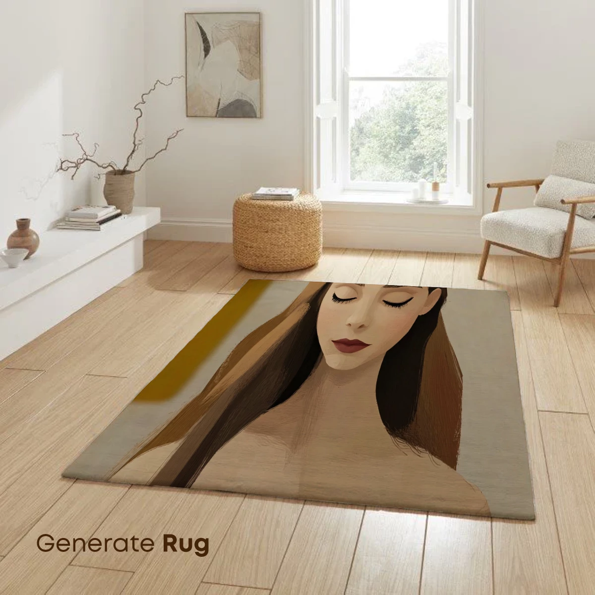 Elegant Serenity: A Portrait in Monochrome Elegance - Image 6