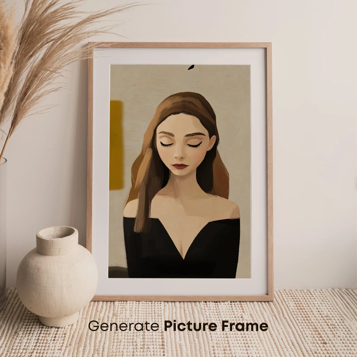 Elegant Serenity: A Portrait in Monochrome Elegance - Image 7